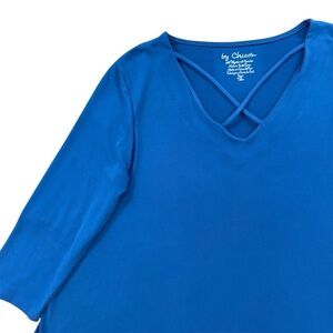 Chico's Strappy V-Neck Top